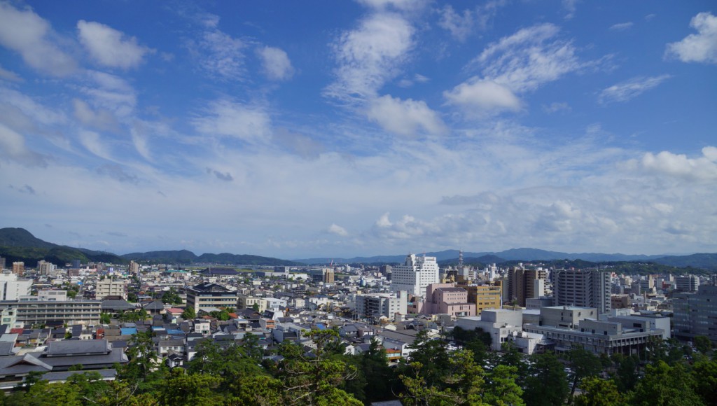 松江城からの眺め①