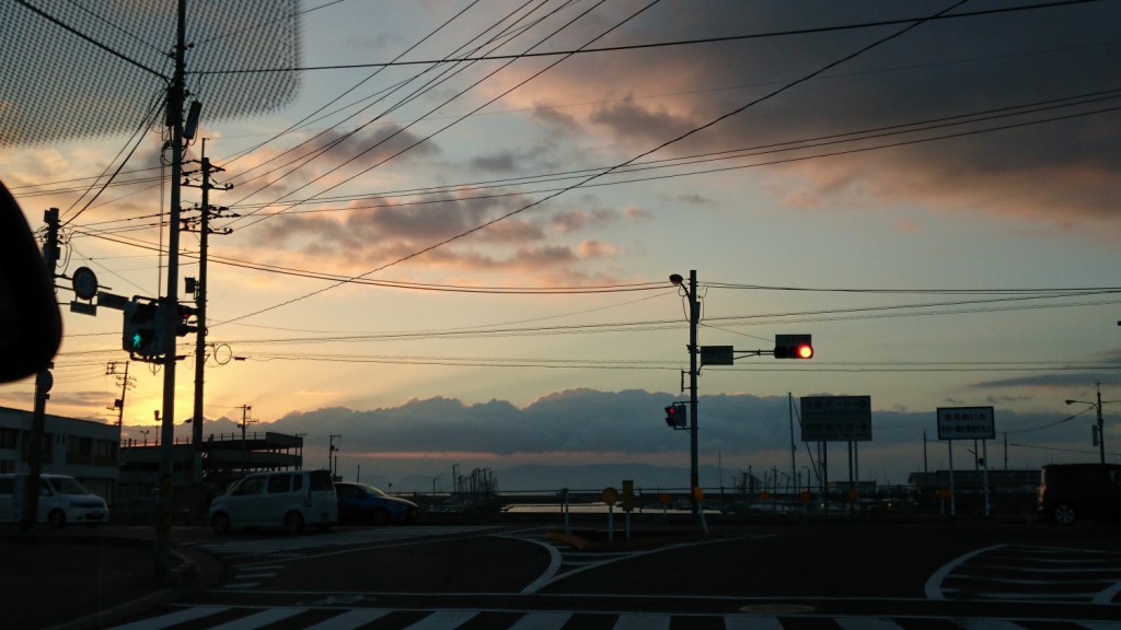 香川の空も見えた